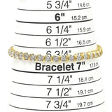 Vintage 10K Yellow Gold 1.14TCW Diamond Link Tennis Bracelet