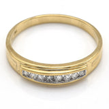 Vintage 10K Yellow Gold Diamond Band Ring