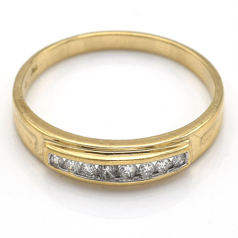 Vintage 10K Yellow Gold Diamond Band Ring