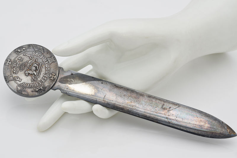 Christofle France Silver Plated Gallia Collection Puerto Rico Letter Opener