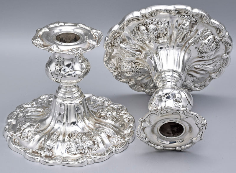 Reed & Barton Francis I Sterling Silver X569 Candlestick Holder Set of 2