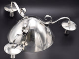 Tiffany & Co. Vintage Sterling Silver Three-Light Candelabrum Center Bowl