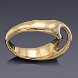 Vintage Tiffany & Co. 18K Yellow Gold Infinity Band Ring 4.4 Grams