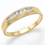 Vintage 10K Yellow Gold Diamond Band Ring