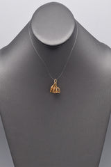 Vintage 14K Yellow Gold Love Birds Birdcage Charm Pendant