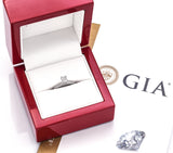 James Allen GIA Certified 14K White Gold 0.42 Carat Diamond Band Ring + Box VVS1