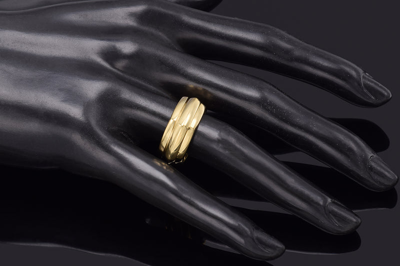 Piaget 18K Gold Possession Rotating Spinner Band Ring Size 55