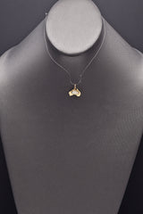 Vintage 9K Yellow Gold Opal Charm Pendant 1.0 Grams