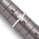 Vintage Prism-Lite 14K White Gold 0.32 Ct Diamond Band Ring Size 6.5 G VS