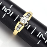 Vintage 14K Yellow Gold 0.74 TCW Diamond Band Ring