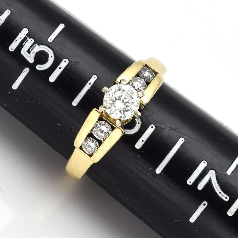 Vintage 14K Yellow Gold 0.74 TCW Diamond Band Ring