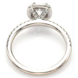 Vintage 18K White Gold 0.85 TCW Diamond Band Ring 3.2 Grams Size 6.5 H/I VS