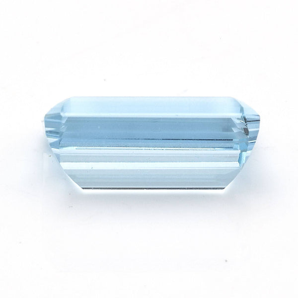 $8,568.75 IJA Appraised 13.71 Ct Blue Emerald Cut Aquamarine 18.2x12.17x7.88 mm