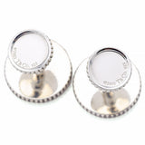 Tiffany & Co. Sterling Silver Circle Coin Edge Cufflinks