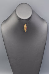 Vintage 14K Gold Ruby, Sapphire & Pearl Bon Voyage Cruise Ship Charm Pendant