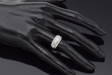 Vintage 14K White Gold 0.83 TCW Diamond Band Ring