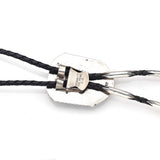 Vintage Bennett Sterling Silver Turquoise Southwestern Bolo Tie