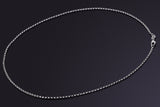 Vintage 950 Platinum Rolo Chain 16 Inches 2 mm