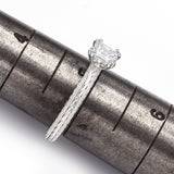 James Allen GIA Certified 14K White Gold 0.42 Carat Diamond Band Ring + Box VVS1