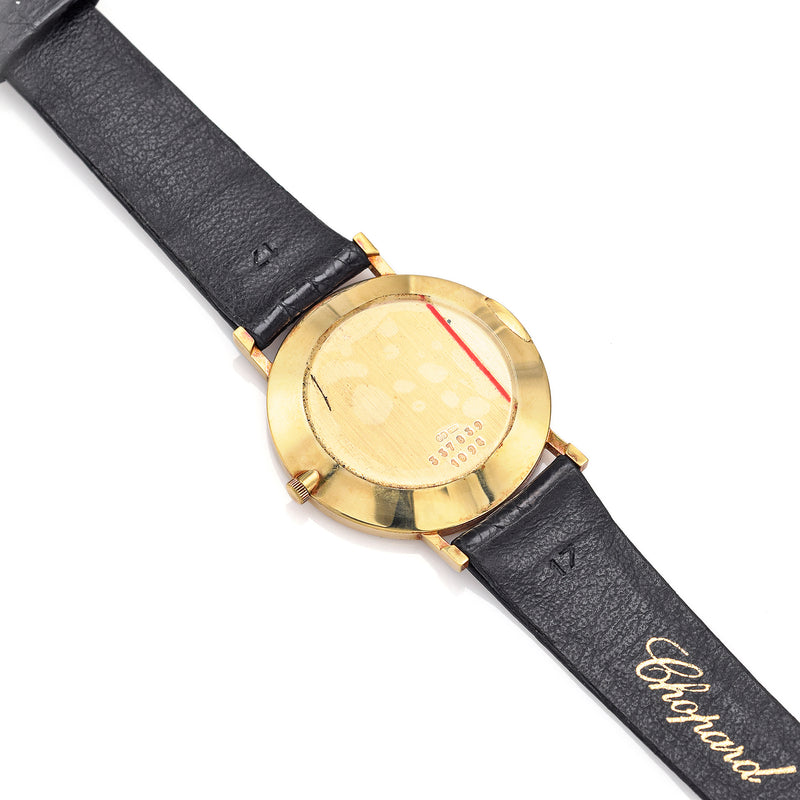 Vintage Chopard Geneve 18K Yellow Gold Quartz Men's Date Watch Ref. 1094 + Box