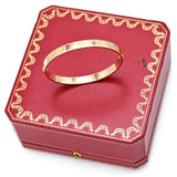 CARTIER 18K Yellow Gold Screw Love Bracelet Size 16 + Box, Screwdriver