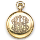 Antique 1907 Howard 14K Yellow Gold 23 Jewels Size 16 Pocket Watch 53 mm