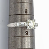 Vintage Platinum Diamond Band Ring