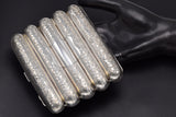 Antique Victorian A.C Birmingham Sterling Silver 5 Tube Cigar Case Holder