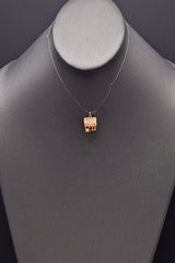 Vintage 9K Yellow Gold House Charm Pendant 4.0 Grams