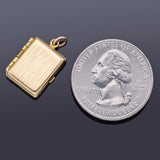 Vintage 14K Yellow Gold Cigar Cigarette Case Charm Pendant 2.5 Grams