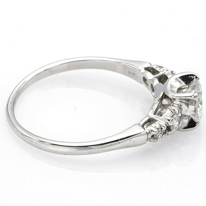 Estate 18K White Gold Diamond Band Ring