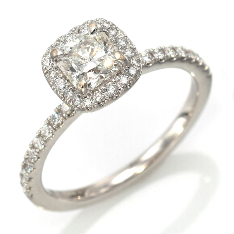 Vintage 18K White Gold 0.85 TCW Diamond Band Ring 3.2 Grams Size 6.5 H/I VS