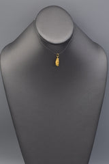 Vintage 24K Natural Yellow Gold Nugget Charm Pendant