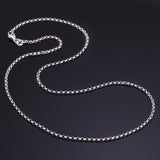 Vintage 950 Platinum Rolo Chain 16 Inches 2 mm