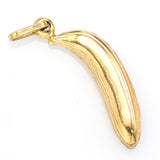 Vintage 14K Yellow Gold Banana Charm Pendant
