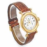 Cartier Diabolo LM 18K Yellow Gold Chronoreflex Quartz Men's Watch Ref. 1400