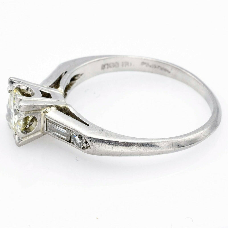 Vintage Platinum Diamond Band Ring