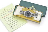 Vintage Rolex Datejust Black Dial Automatic Men's Watch Ref. 16030