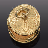 Vintage 14K Yellow Gold Movable Carousel Charm Pendant 8.3 Grams