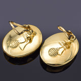 Tiffany & Co Angela Cummings 18K Gold Positive Negative Black Jade Earrings +Box