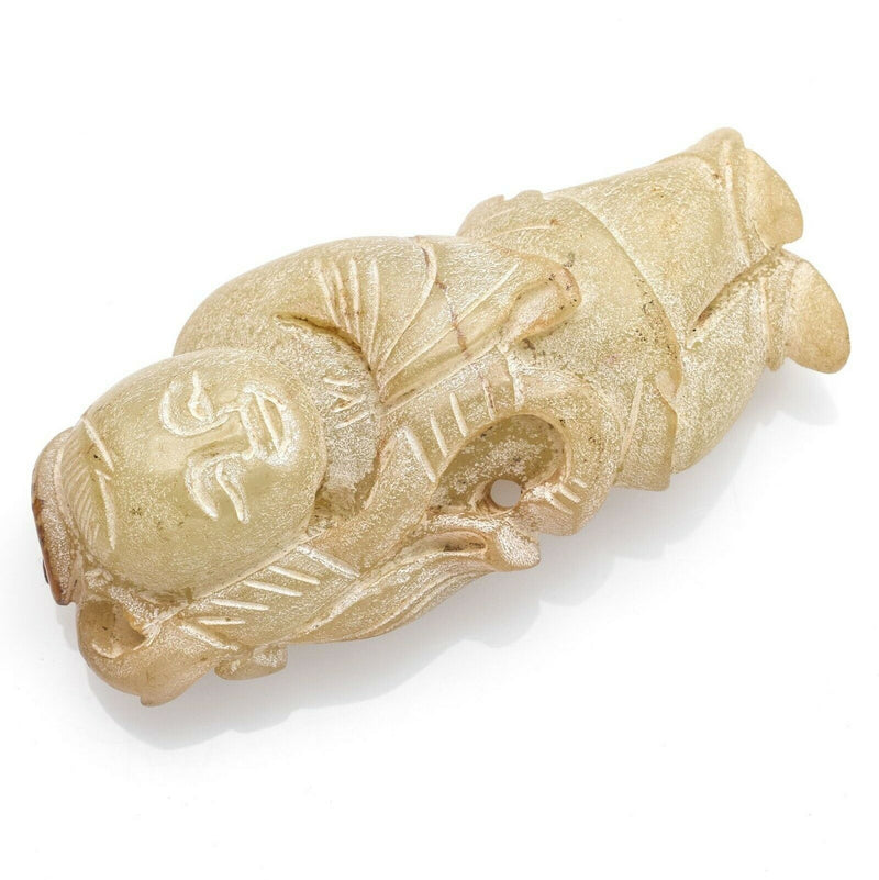 Antique Carved Jade Figurine