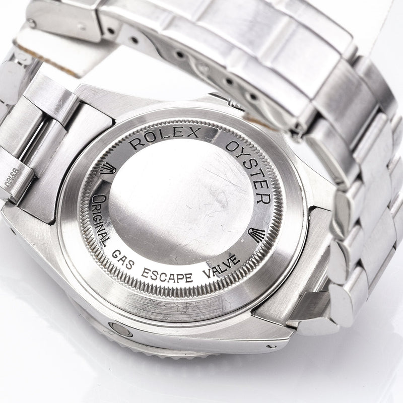 1990 Rolex Sea-Dweller Watch Ref 16600 Men's Black Dial