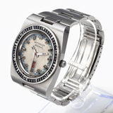 Wittnauer Vintage Stainless Steel Automatic Men's Day Date Watch Ref. 1001-W100