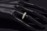 Vintage 14K Yellow Gold 3.91 TCW Diamond Eternity Band Ring