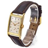 Patek Philippe Geneve 18K Gold Cal 9-90 Hand Wind Mens Watch Ref 1560/1 +Booklet