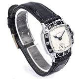 Vintage 1931 Elgin Thrift 433 Enamel Bezel Men's Automatic Watch 29 mm