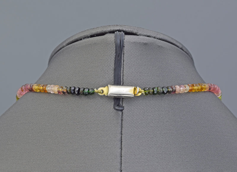 Antique 14K Gold Italian Hand-Made Multi-Stone & 2.33 TCW Diamond Pendant Necklace