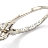Vintage 14K White Gold 0.63 Ct Diamond Three-Stone Band Ring