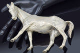 Vintage Longman & Strongitharm London Sterling Silver Horse Figurine Box 653.3G