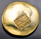 Vintage 1940s Pablo Picasso Gold Plated Silver "Madoura" Medallion +Appraisal